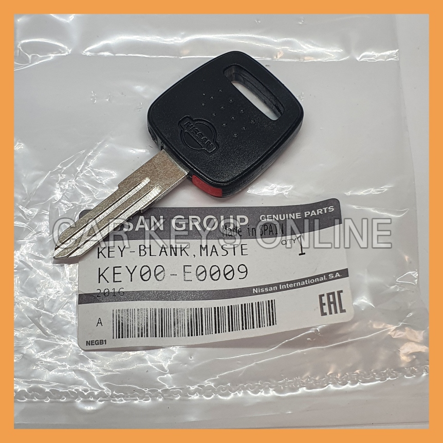Genuine Nissan Transponder Key (KEY00-E0009)